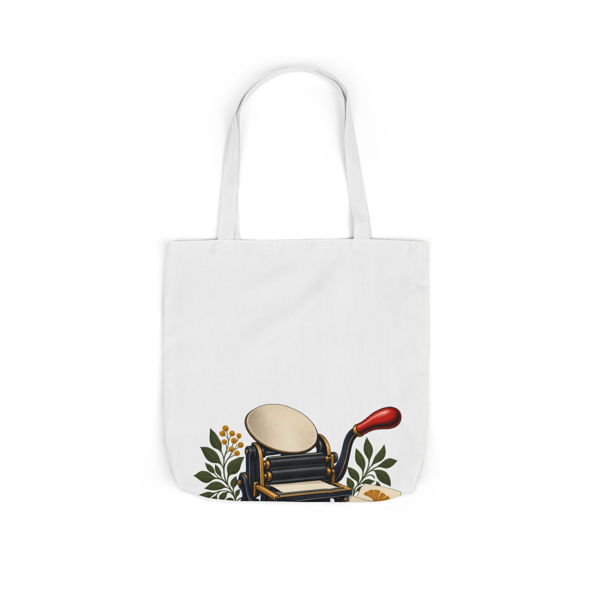 Botanical Letterpress Printshop Tote Bag