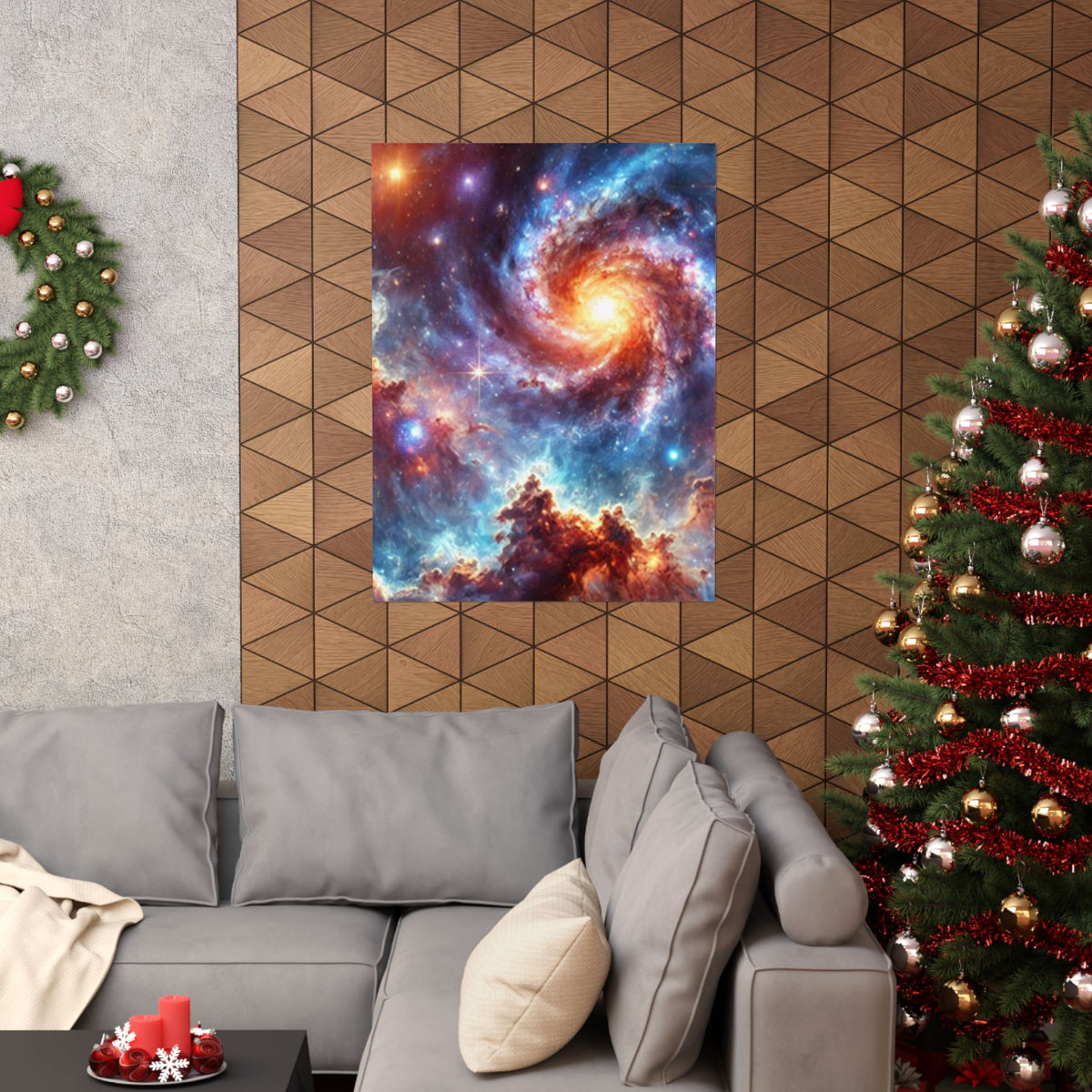 Galaxy Nebula Dreamscape Abstract Space Poster Wall Art Decor