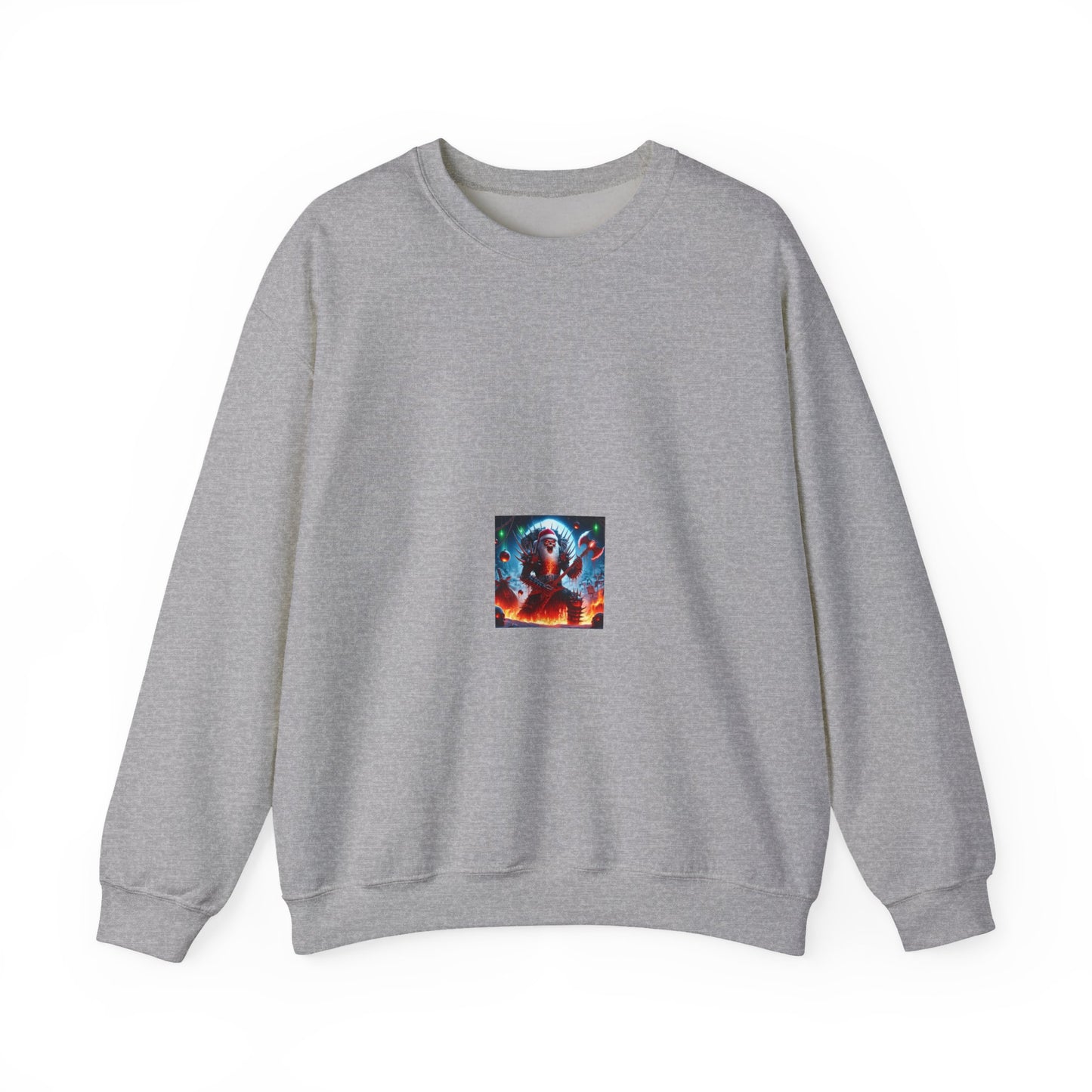 Heavy Metal Santa Holiday Concert Dark Sweatshirt