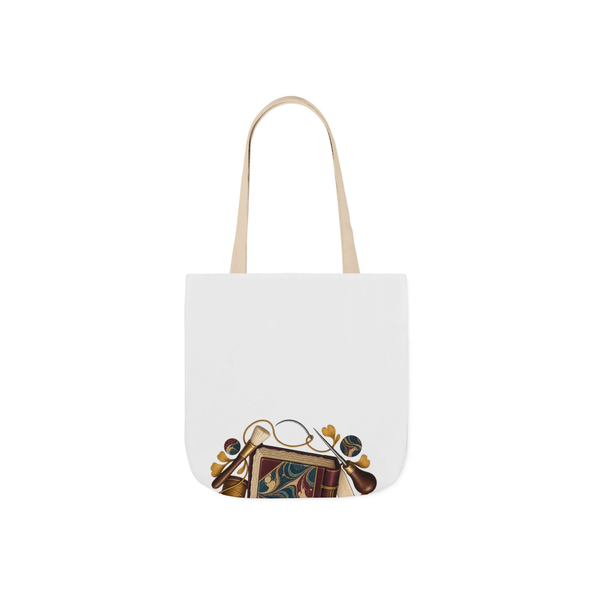 Traditional Marbled Bookbinding Workshop Tote Bag