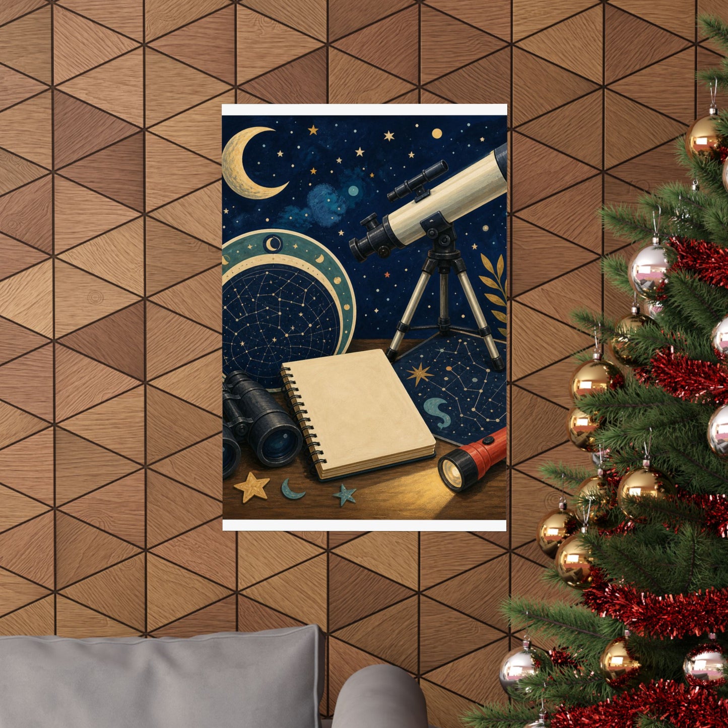Classic Stargazing Astronomy Hobby Poster