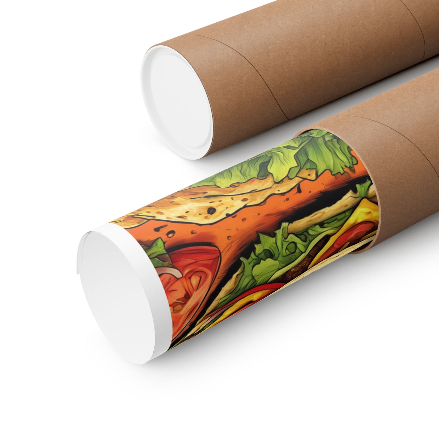 Stacked Taco Fiesta Foodie Gift Art Poster
