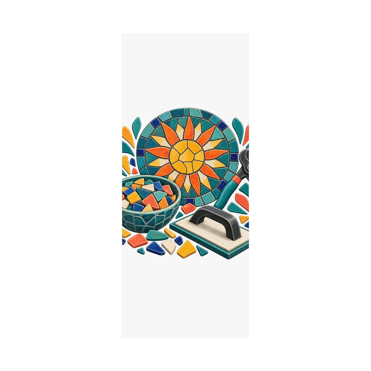 Sunburst Mosaic Making Workshop Poster