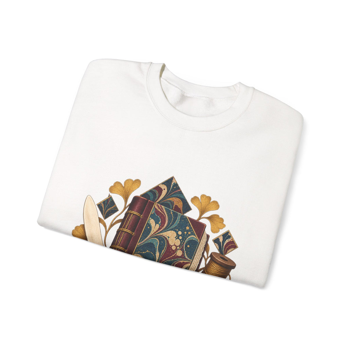 Traditional Marbled Bookbinding Workshop Sweatshirt