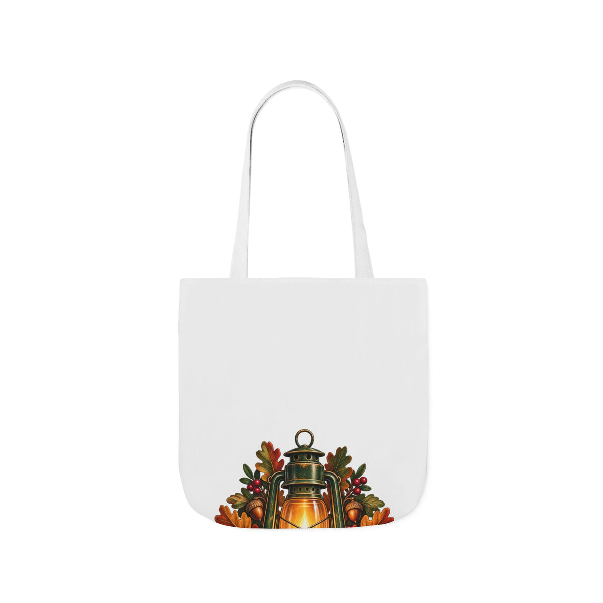 Autumn Oak Lantern and Acorns Tote Bag