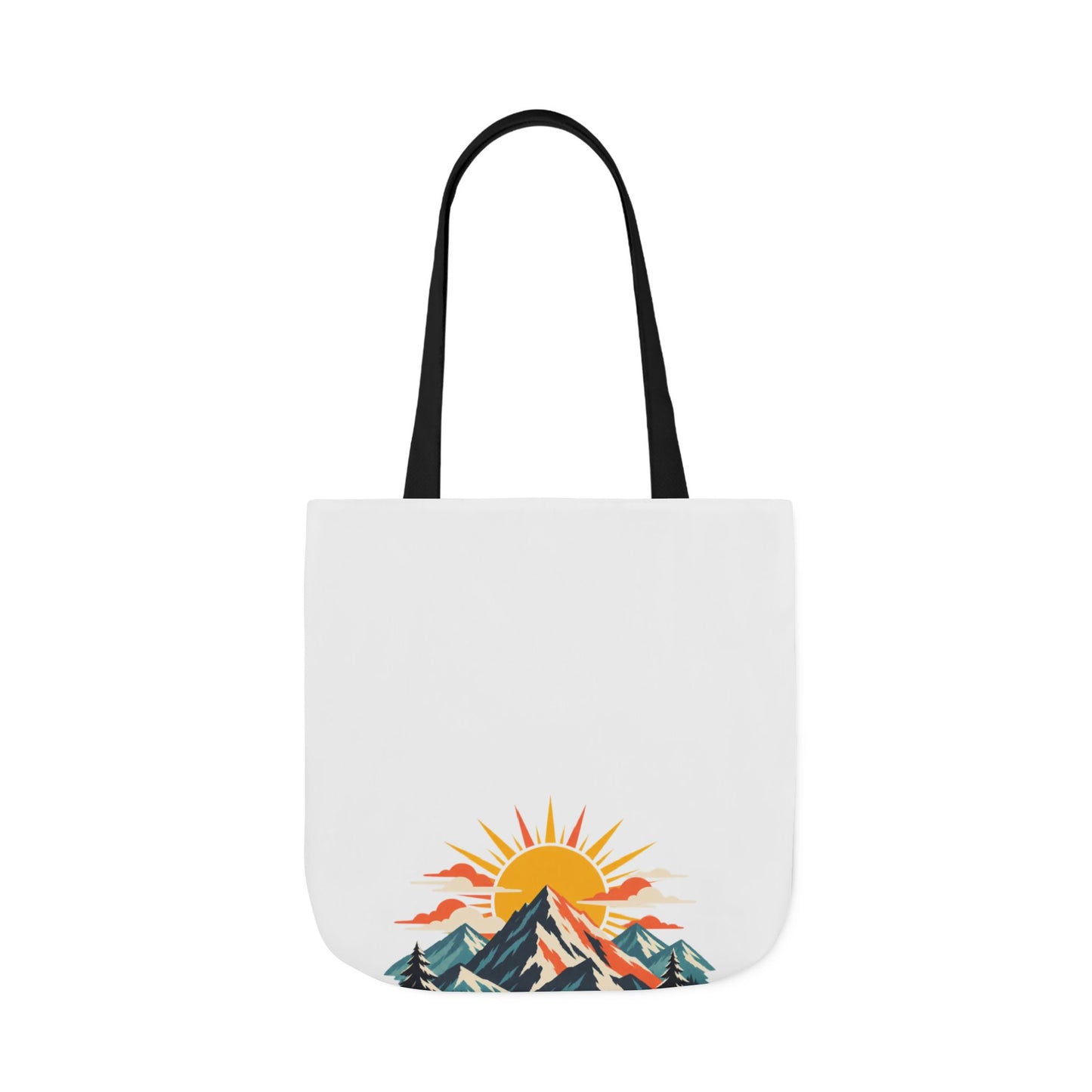 Alpine Sunrise River Mountain Adventure Tote Bag