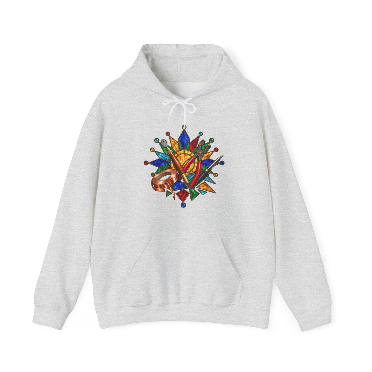 Stained Glass Workshop Tools Hoodie