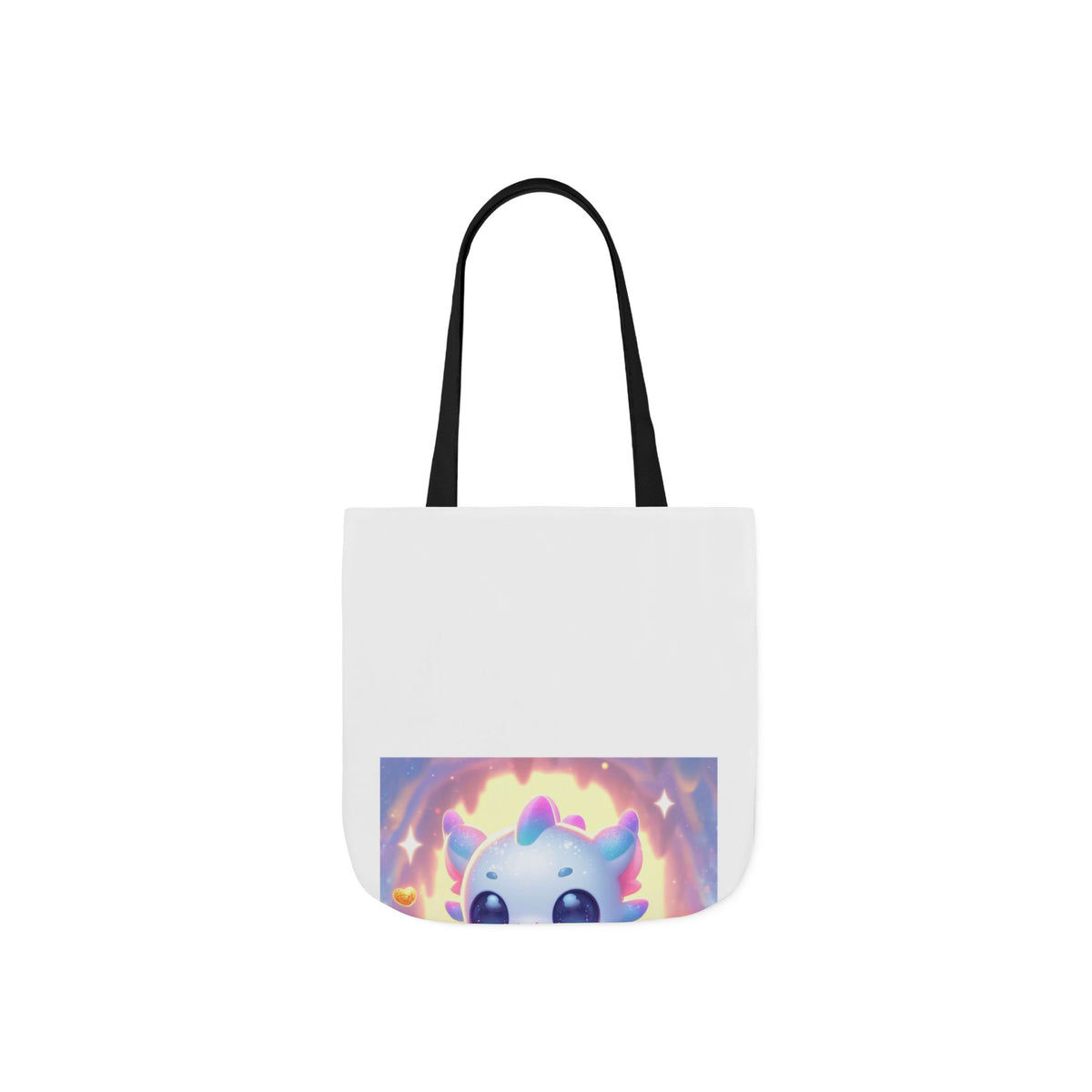 Pastel Treasure Dragon Kawaii Fantasy Canvas Tote Bag