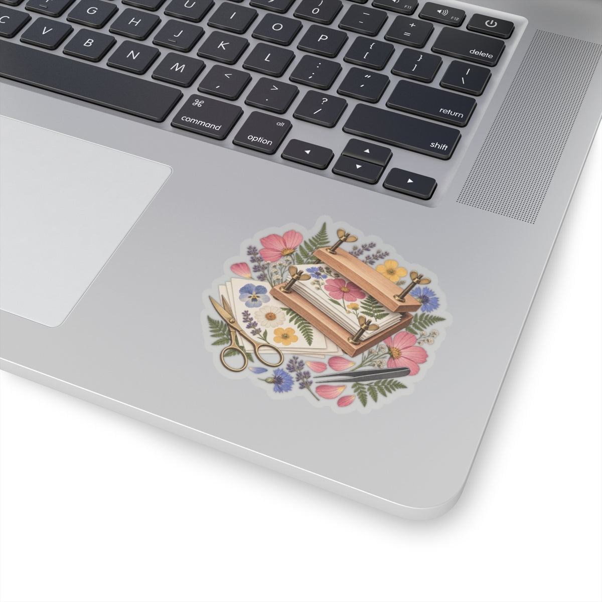 Botanical Flower Press Workshop Sticker