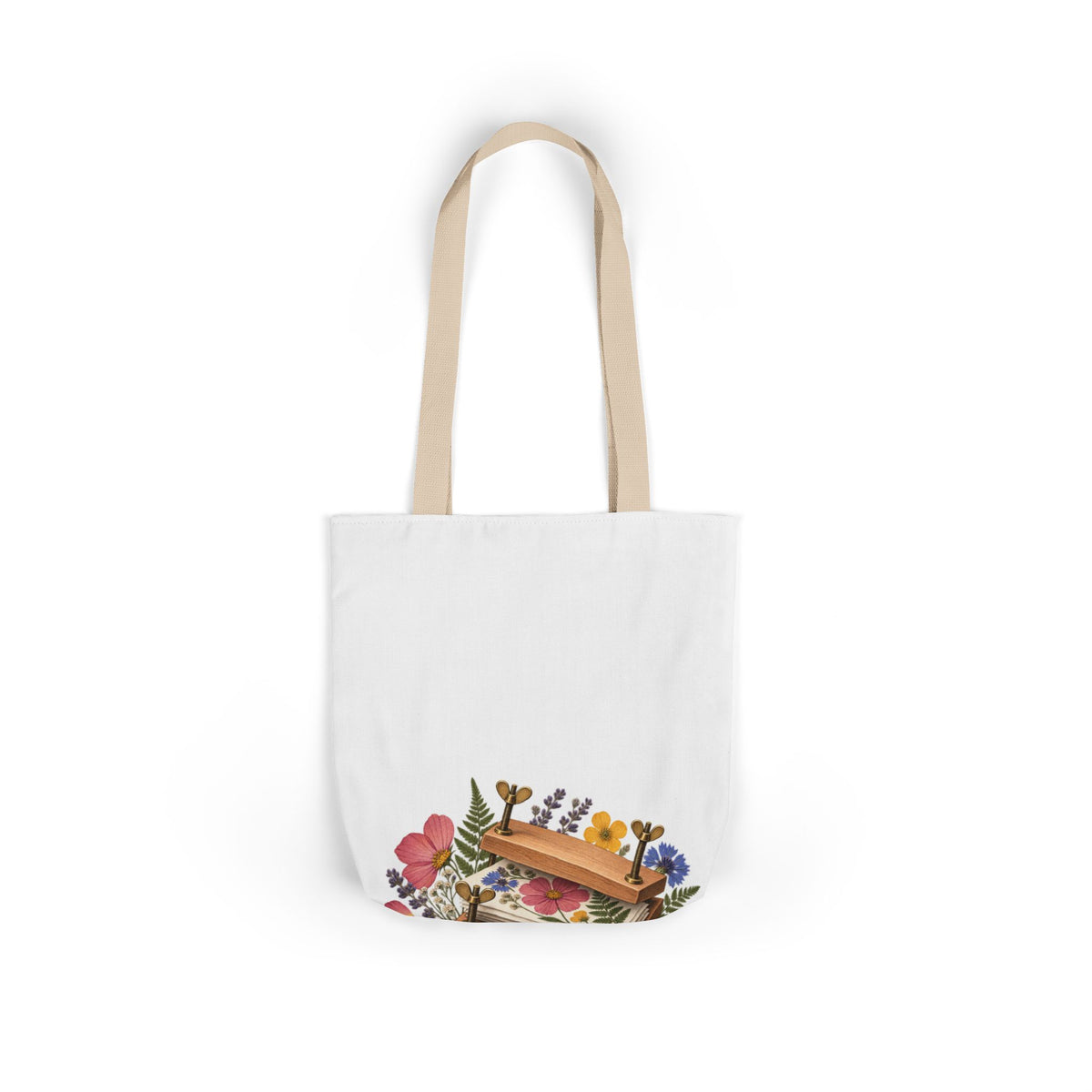Botanical Flower Press Workshop Tote Bag