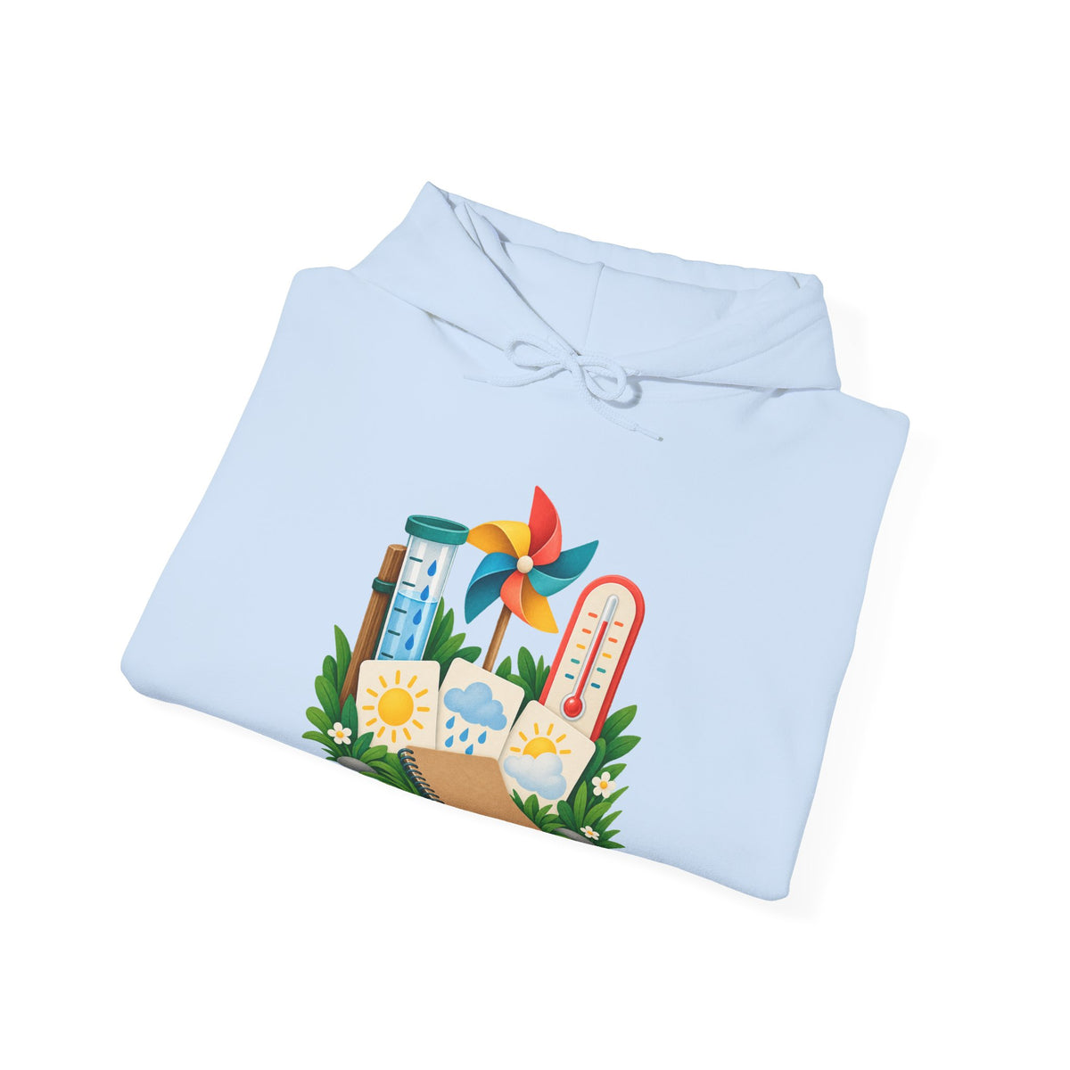 Colorful Backyard Weather Watching Kit Hoodie