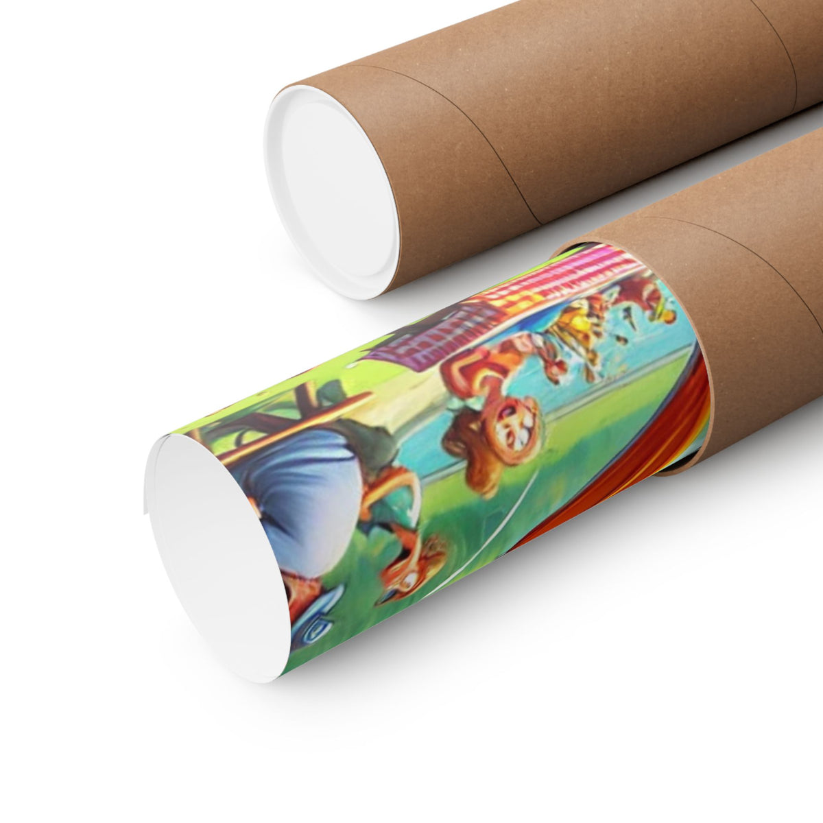 Chaotic Picnic Duck Funny Summer Wall Art Poster