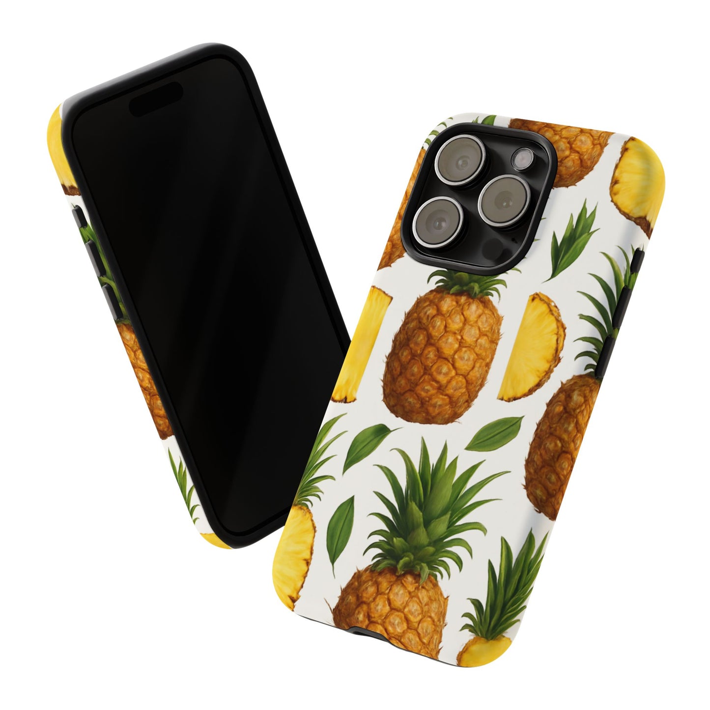 Pineapple Phone Case - Tough Cases, Tropical Phone Cover, Summer Vibe Accessories, Cute Pineapple Design, Fun Gift for Fruit Lovers