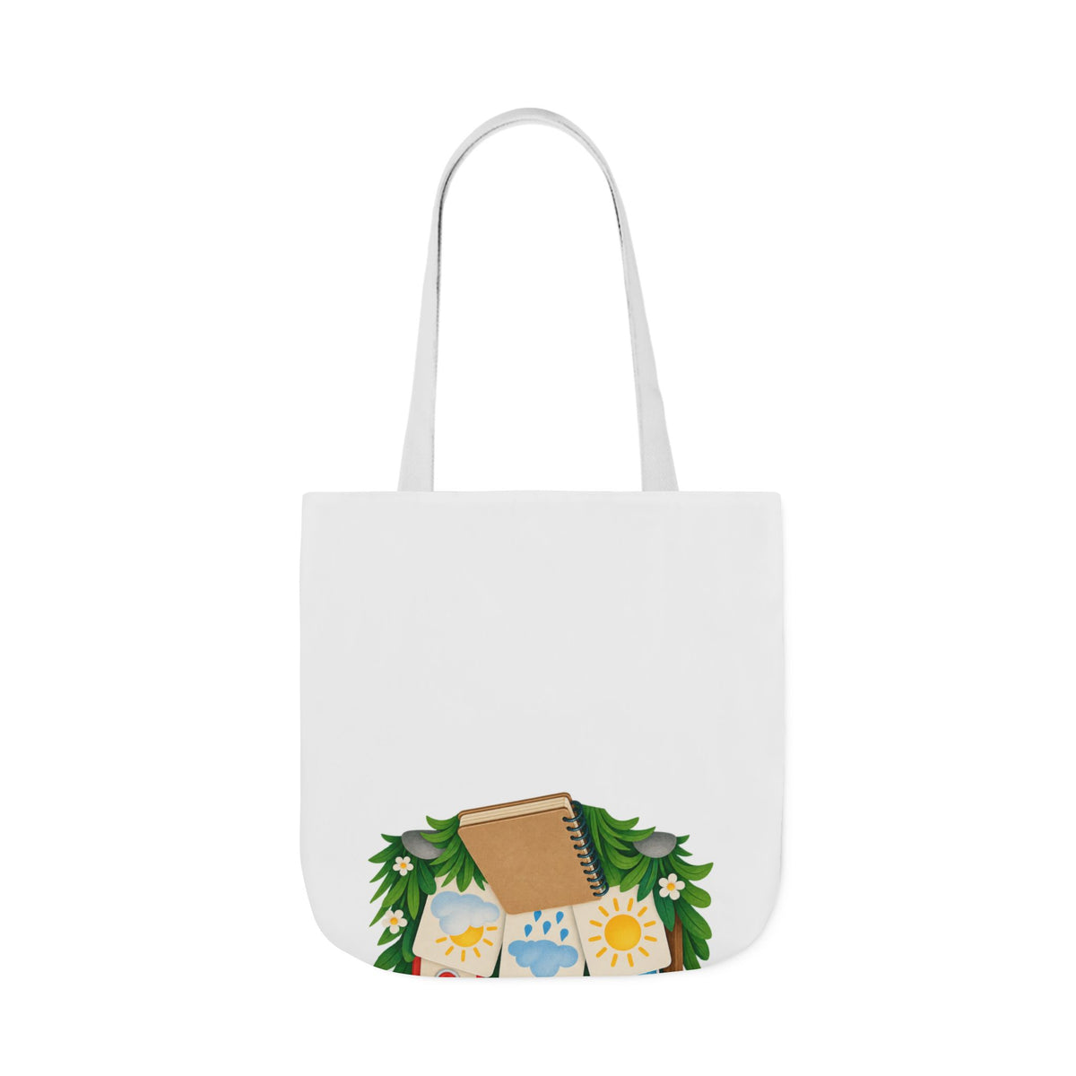Colorful Backyard Weather Watching Kit Tote Bag