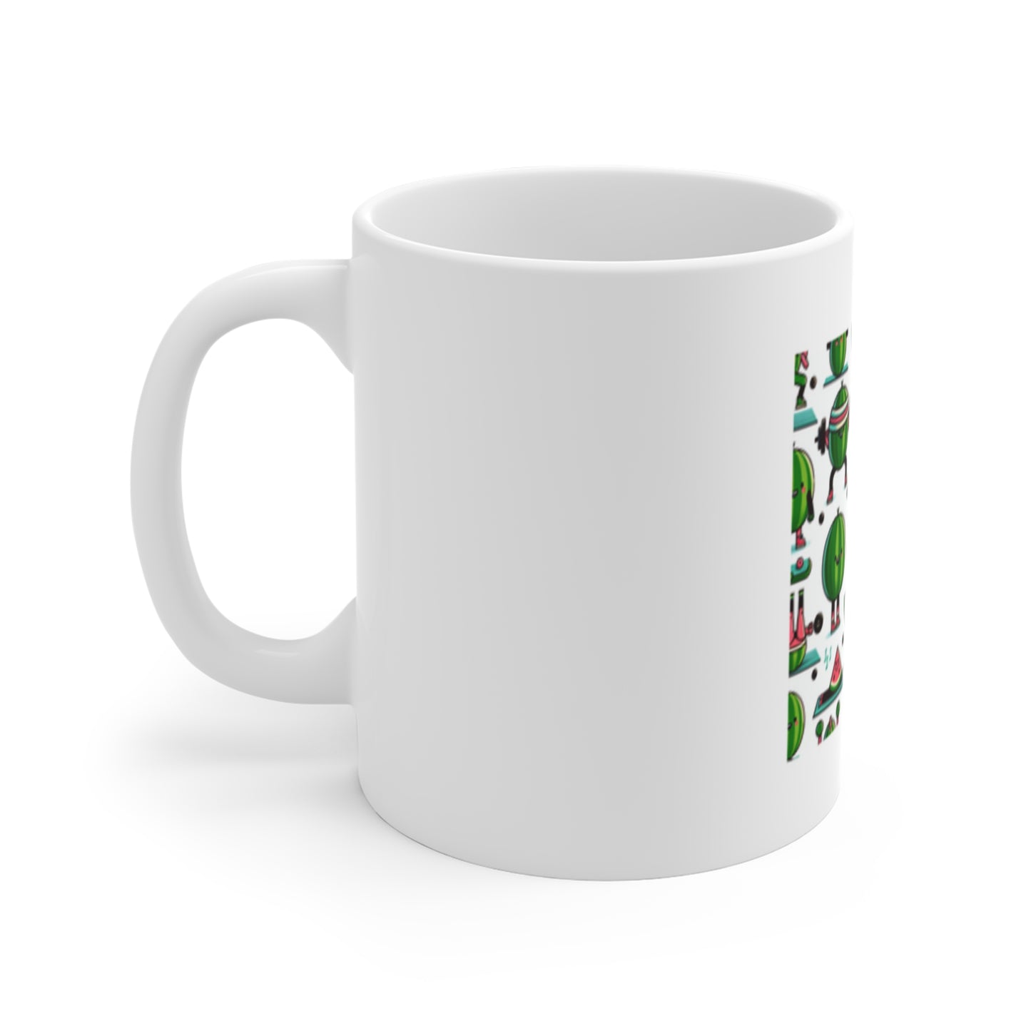 Watermelon Workout Club Cute Food Fitness Coffee Mug