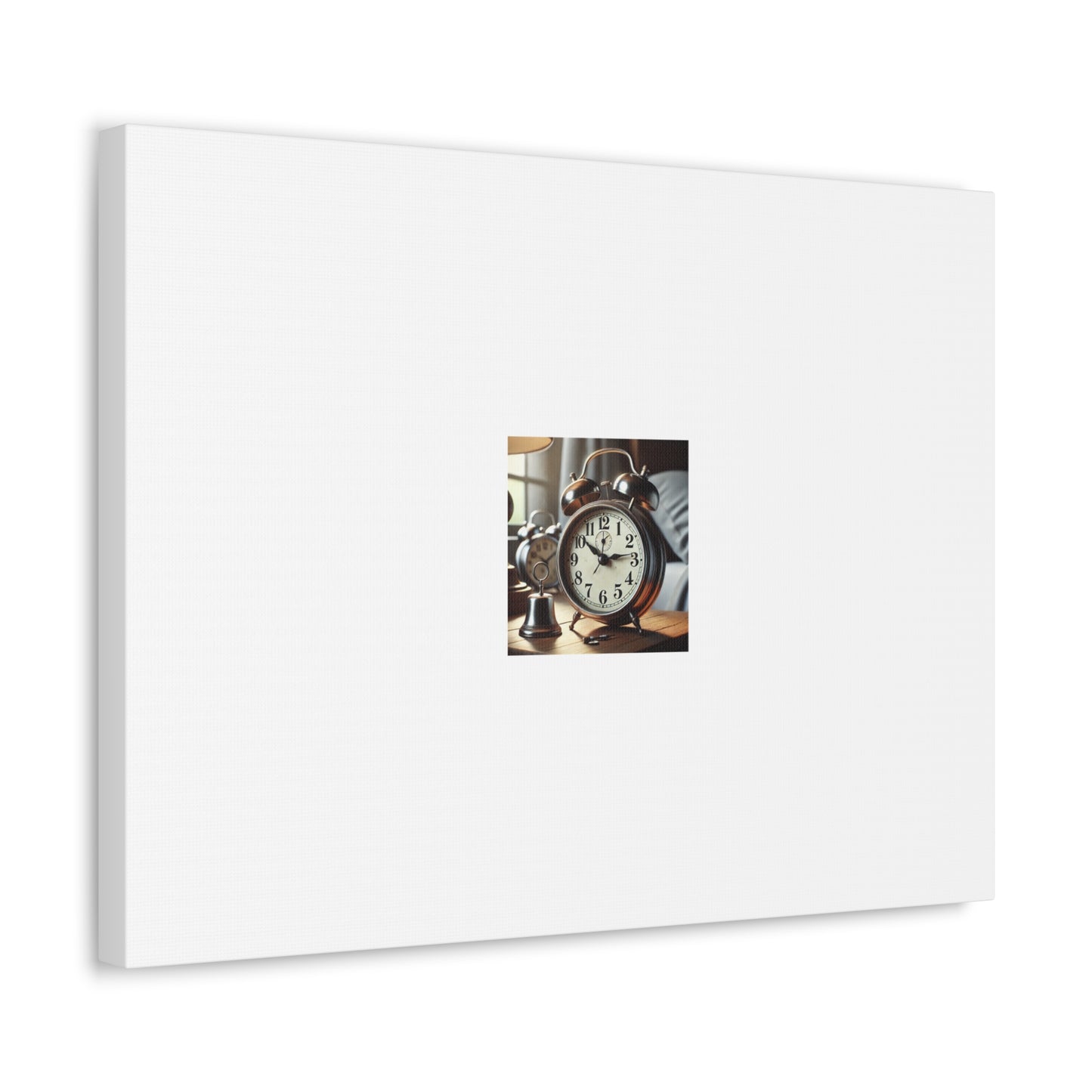 Vintage Alarm Clock Morning Routine Classic Clock Canvas Art