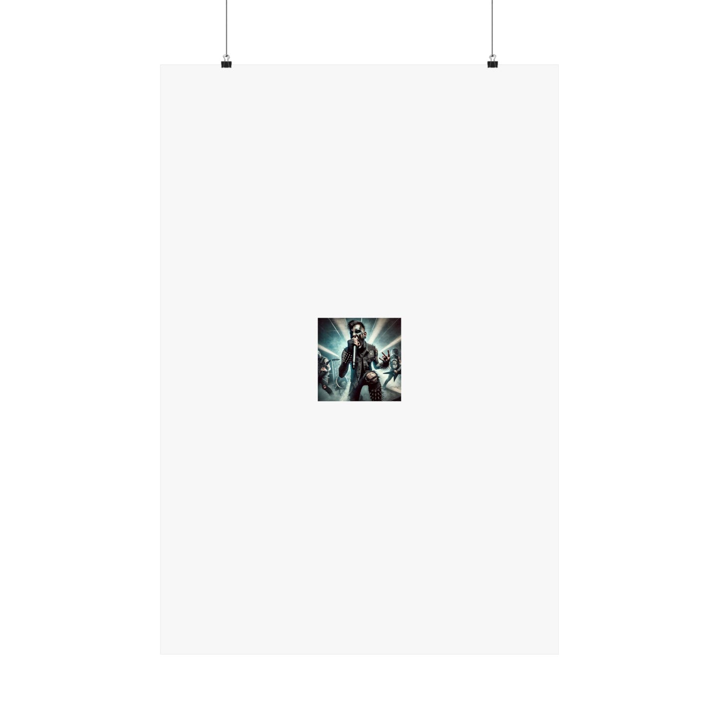 Punk Rock Vocalist Stage Energy Music Room Poster