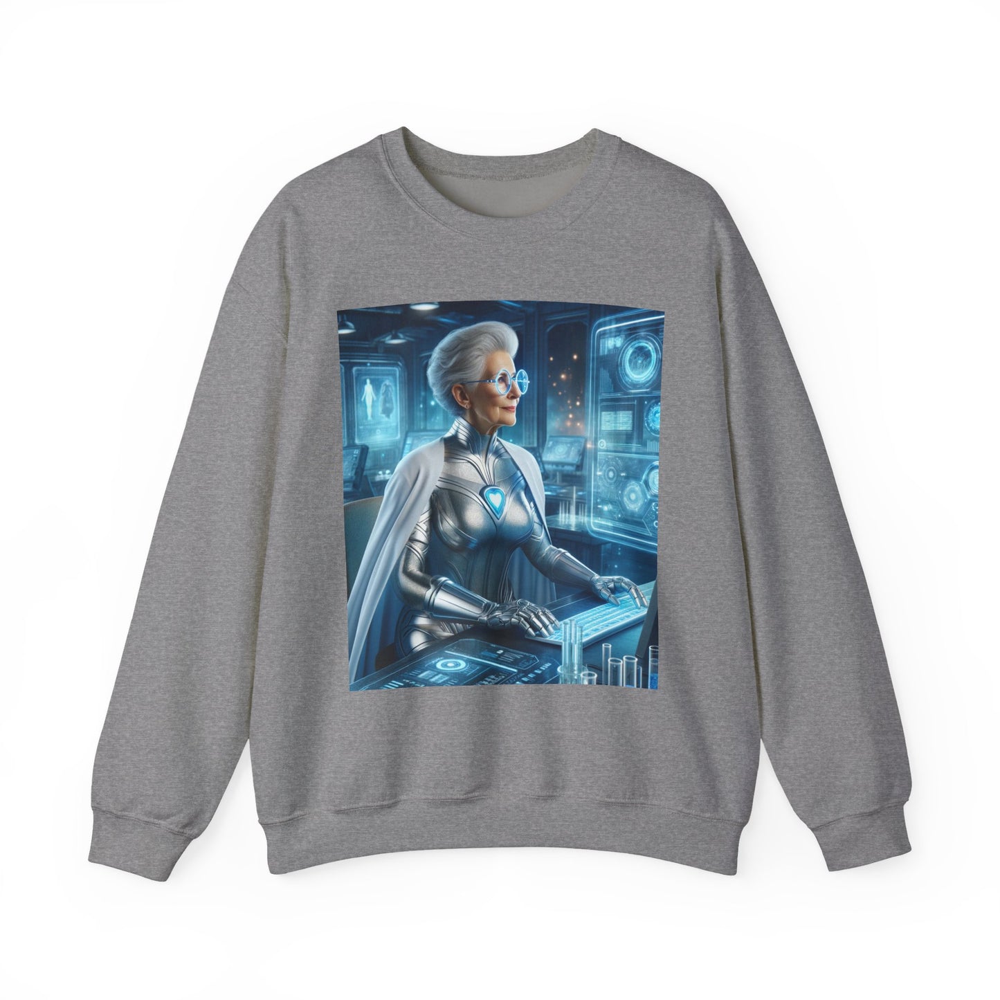 Super Granny Elderly Super Hero Sweatshirt, Grandmother Sweater, Superhero Grandma Jumper, Family Gift, Birthday Present