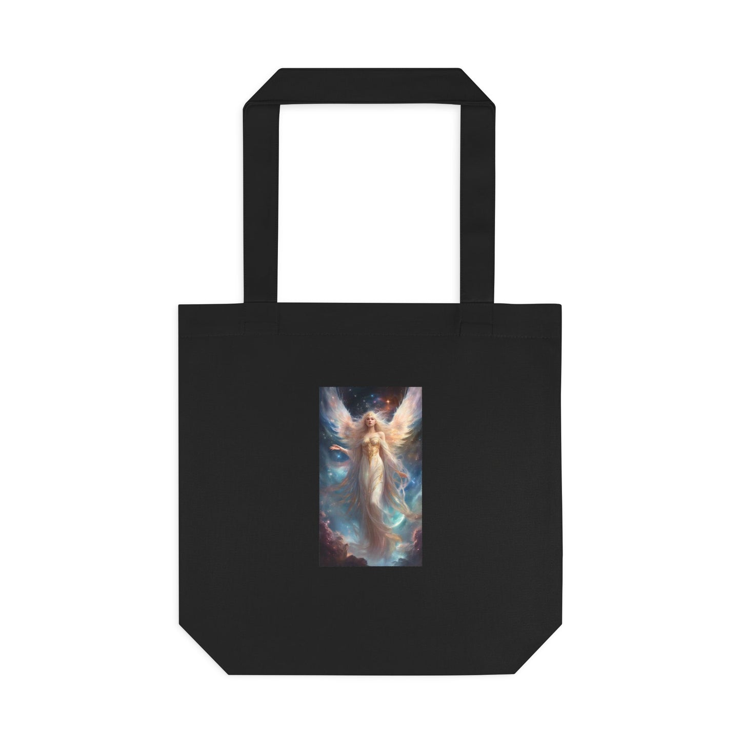 Celestial Winged Heroine Fantasy Portrait Tote Bag