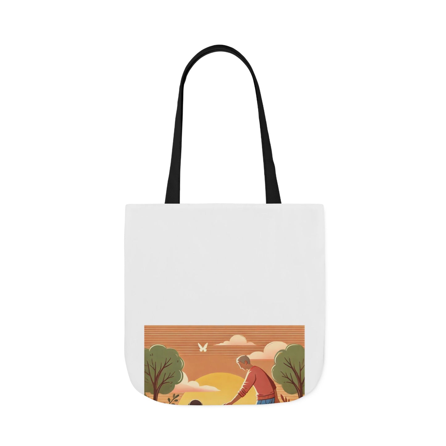 Helping Hands Sunset Garden Canvas Tote Bag