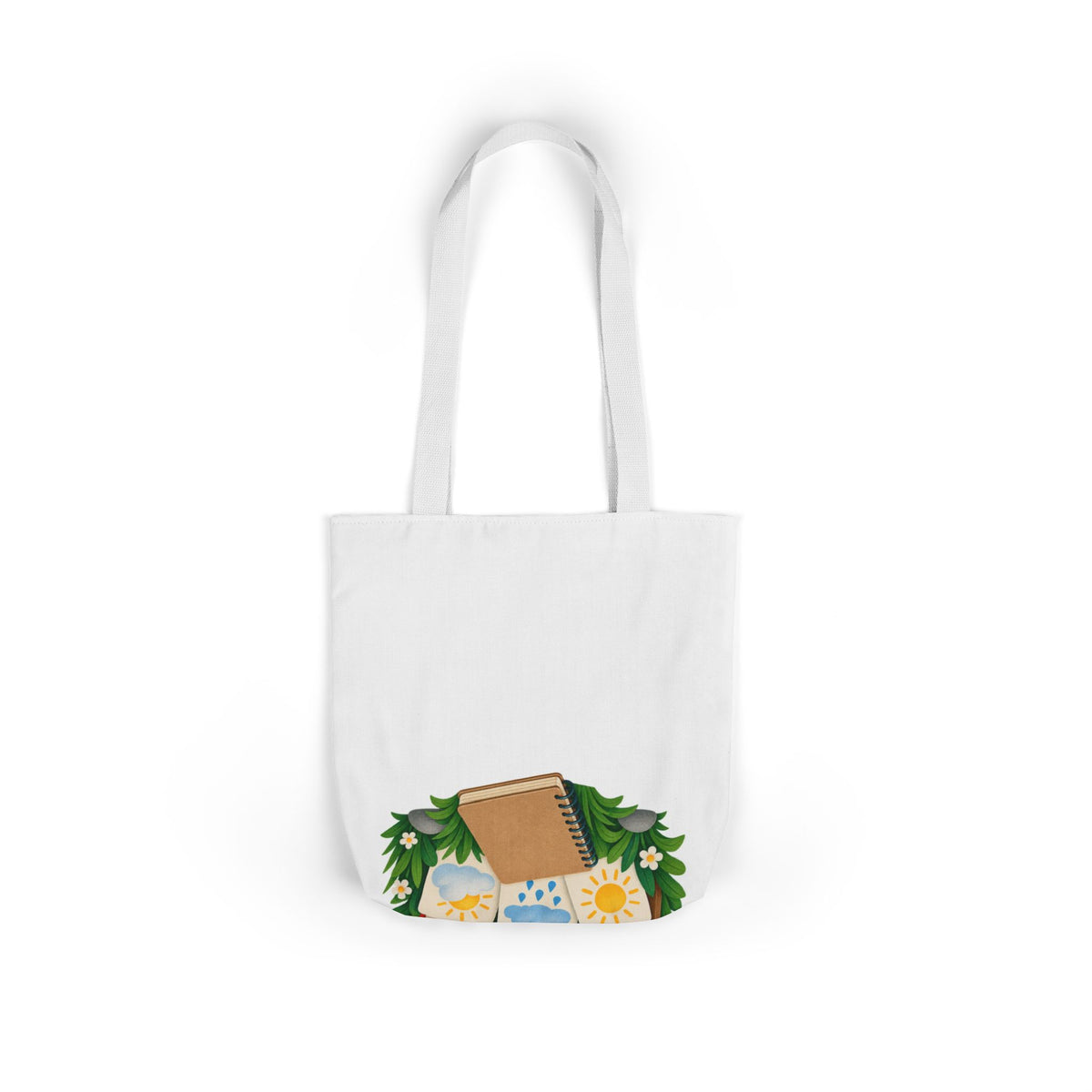 Colorful Backyard Weather Watching Kit Tote Bag