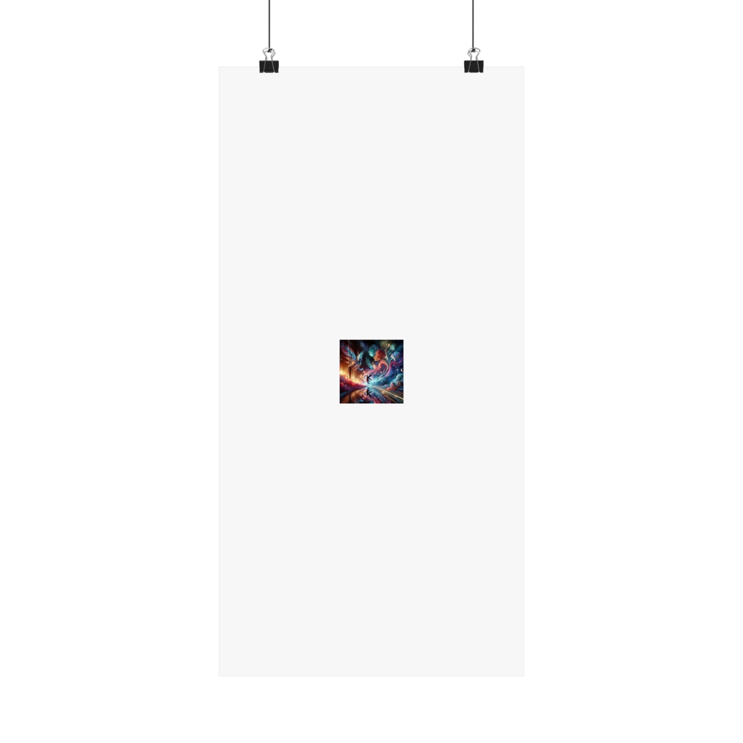 Cosmic Aurora Dancer Dreamscape Celestial Dance Poster