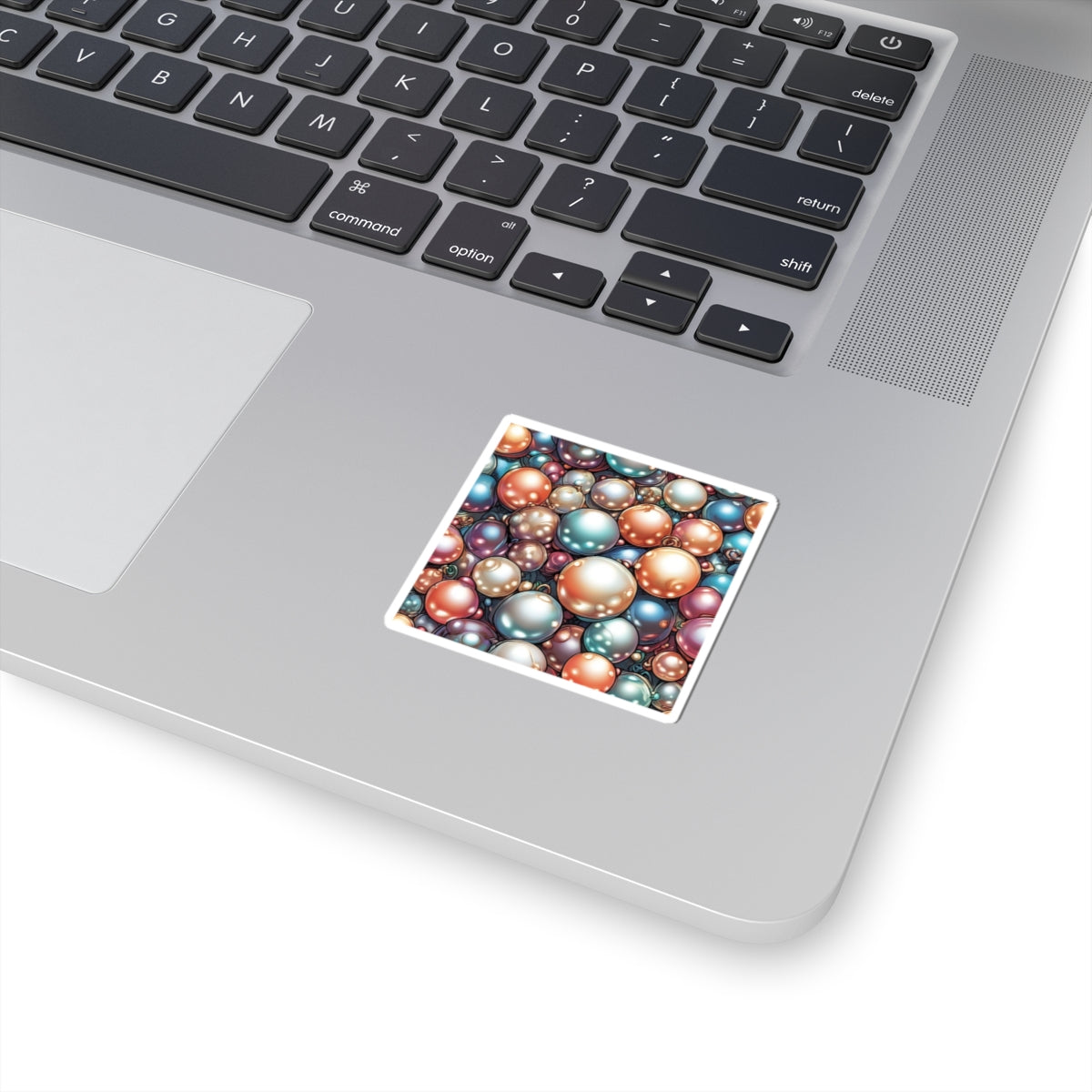 Glossy Orb Marble Abstract Gift Art Sticker