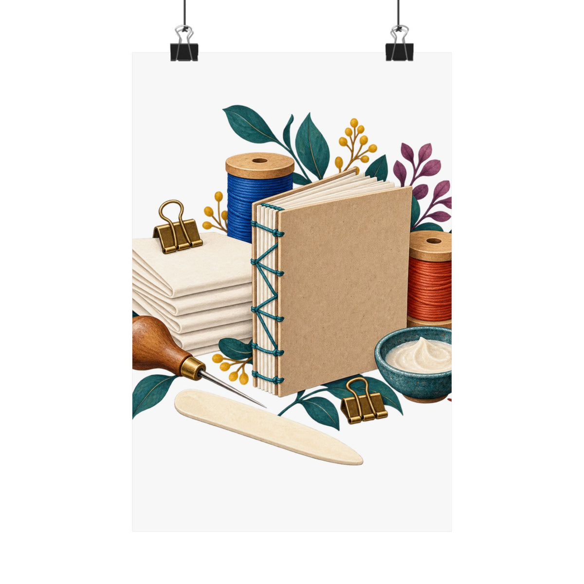 Hand Bookbinding Workshop Poster