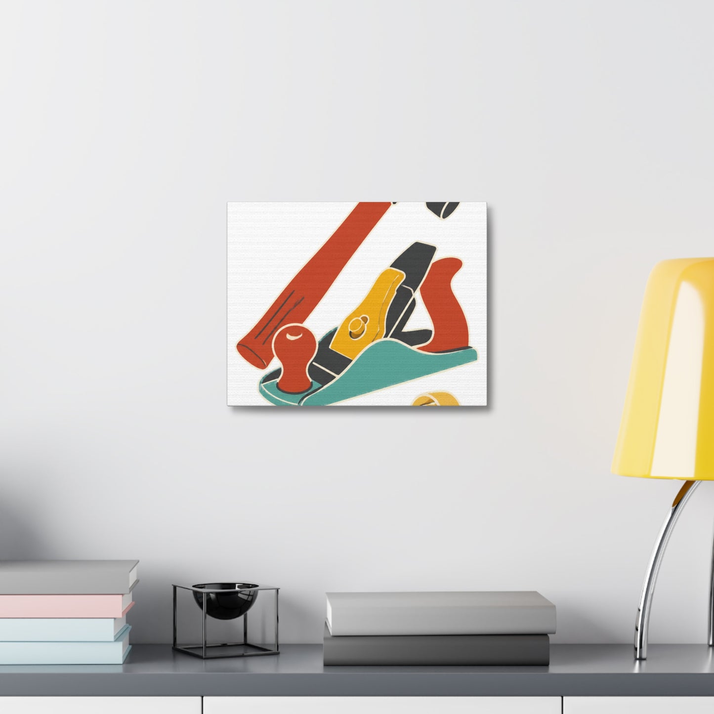Carpenter Hammer Hand Plane Woodworking Canvas Art