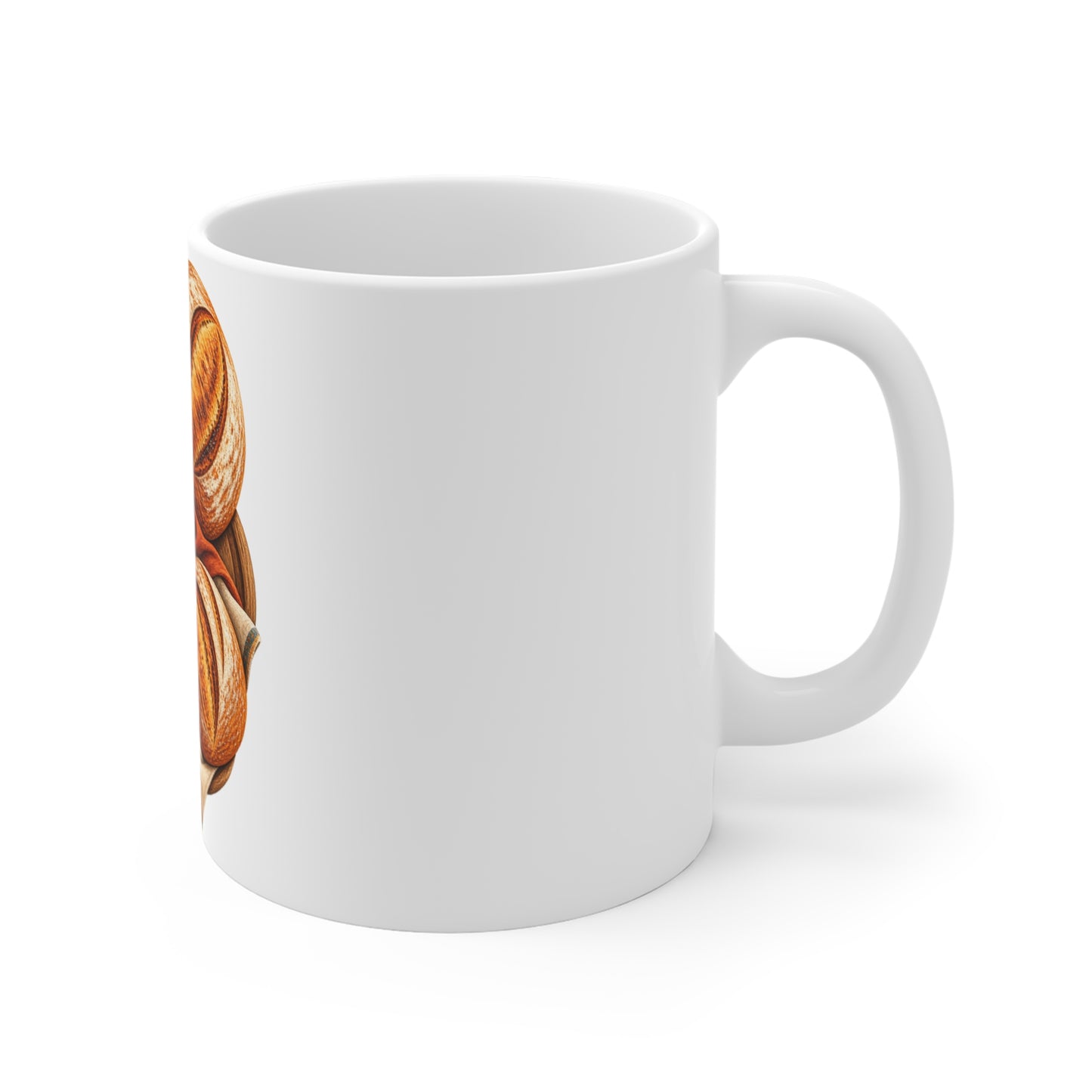 Artisan Bread Baking Emblem Mug