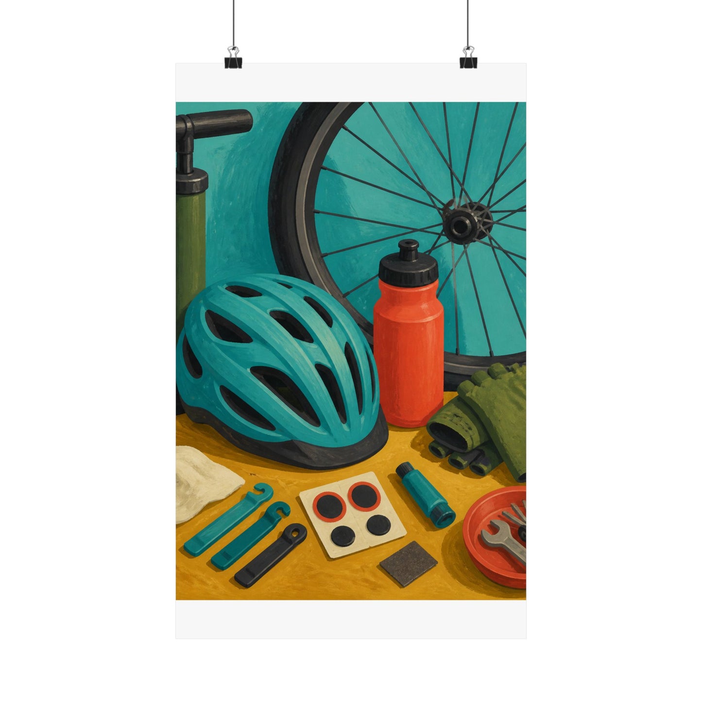 Everyday Bicycle Workshop Art Poster