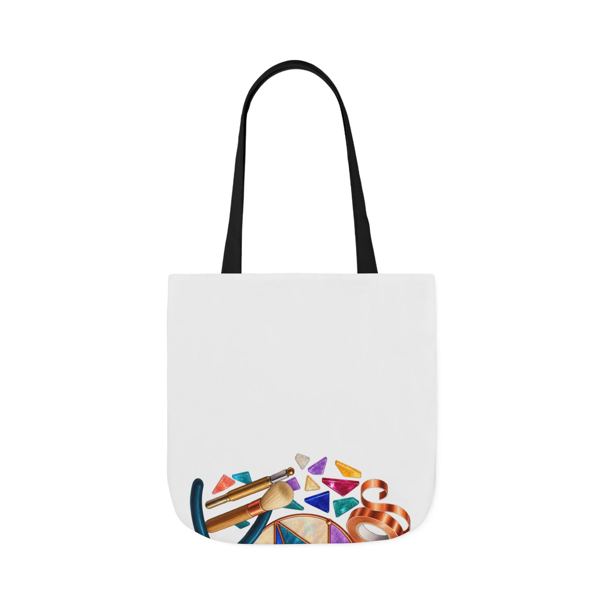 Abstract Stained Glass Suncatcher Workshop Tote Bag