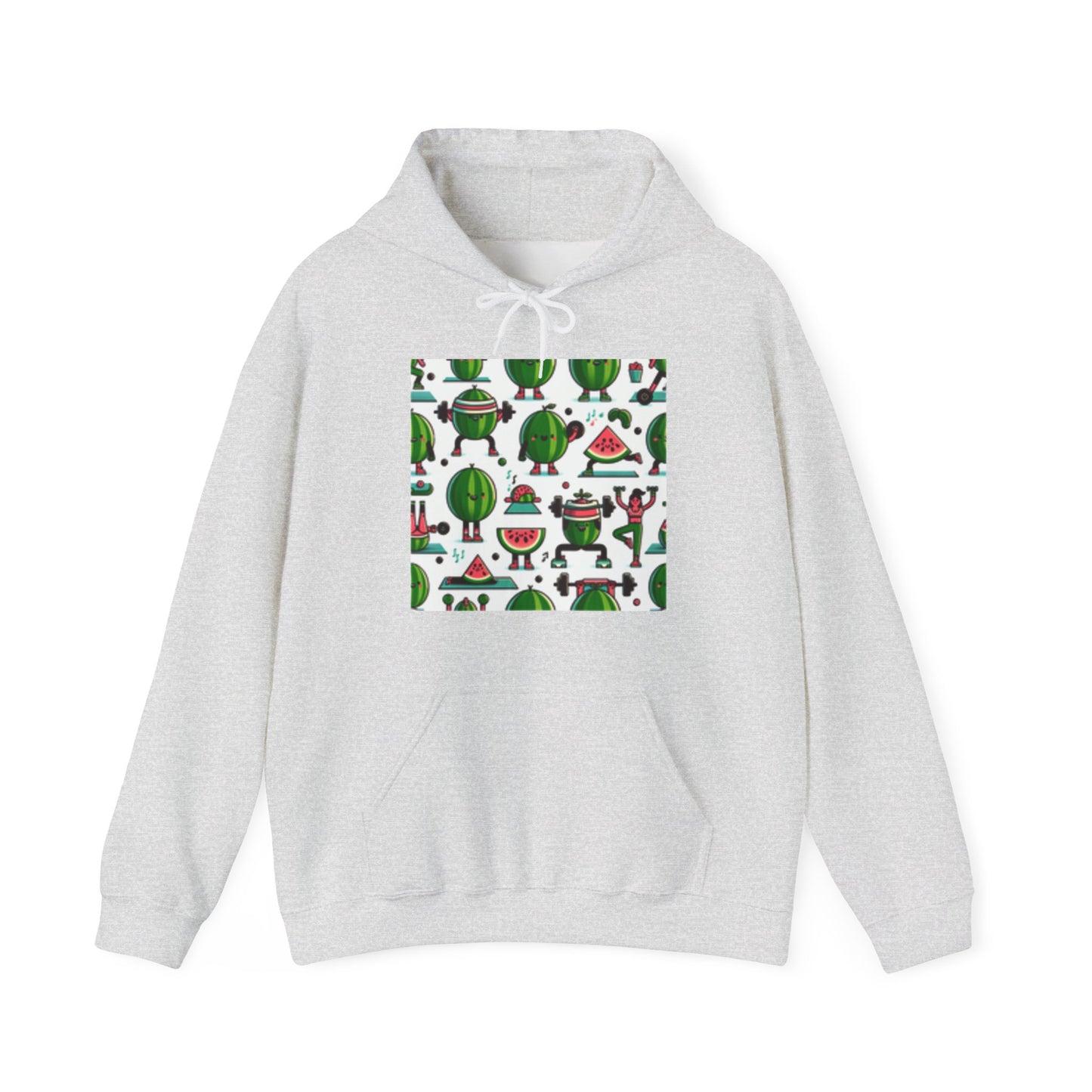 Watermelon Workout Club Cute Food Fitness Graphic Hoodie