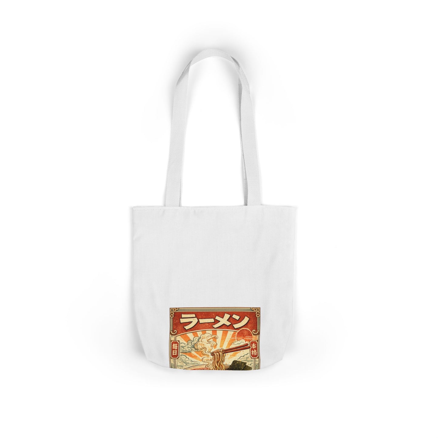 Vintage Ramen Bowl Illustration Tote Bag