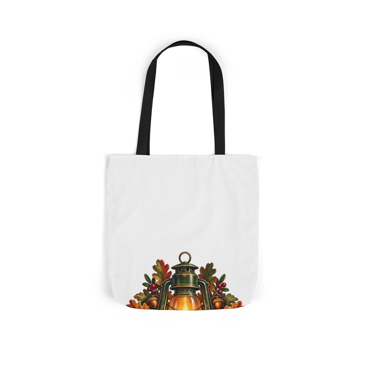 Autumn Oak Lantern and Acorns Tote Bag