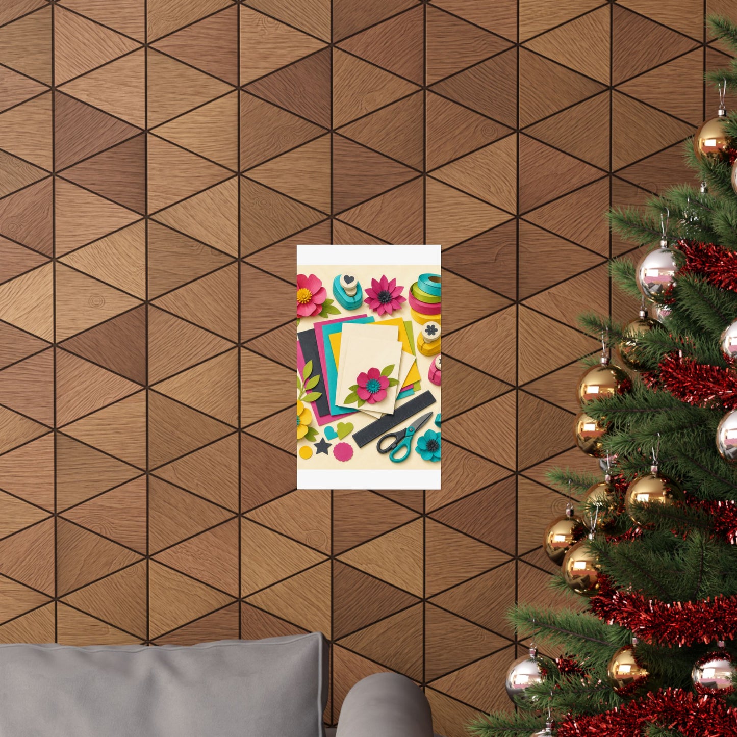 Bright Paper Crafting Hobby Poster