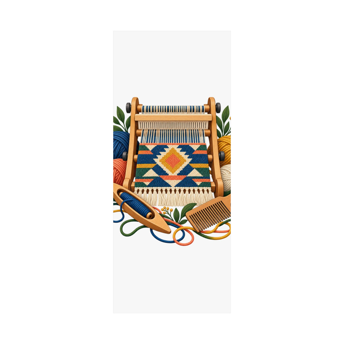 Geometric Hand Weaving Workshop Poster