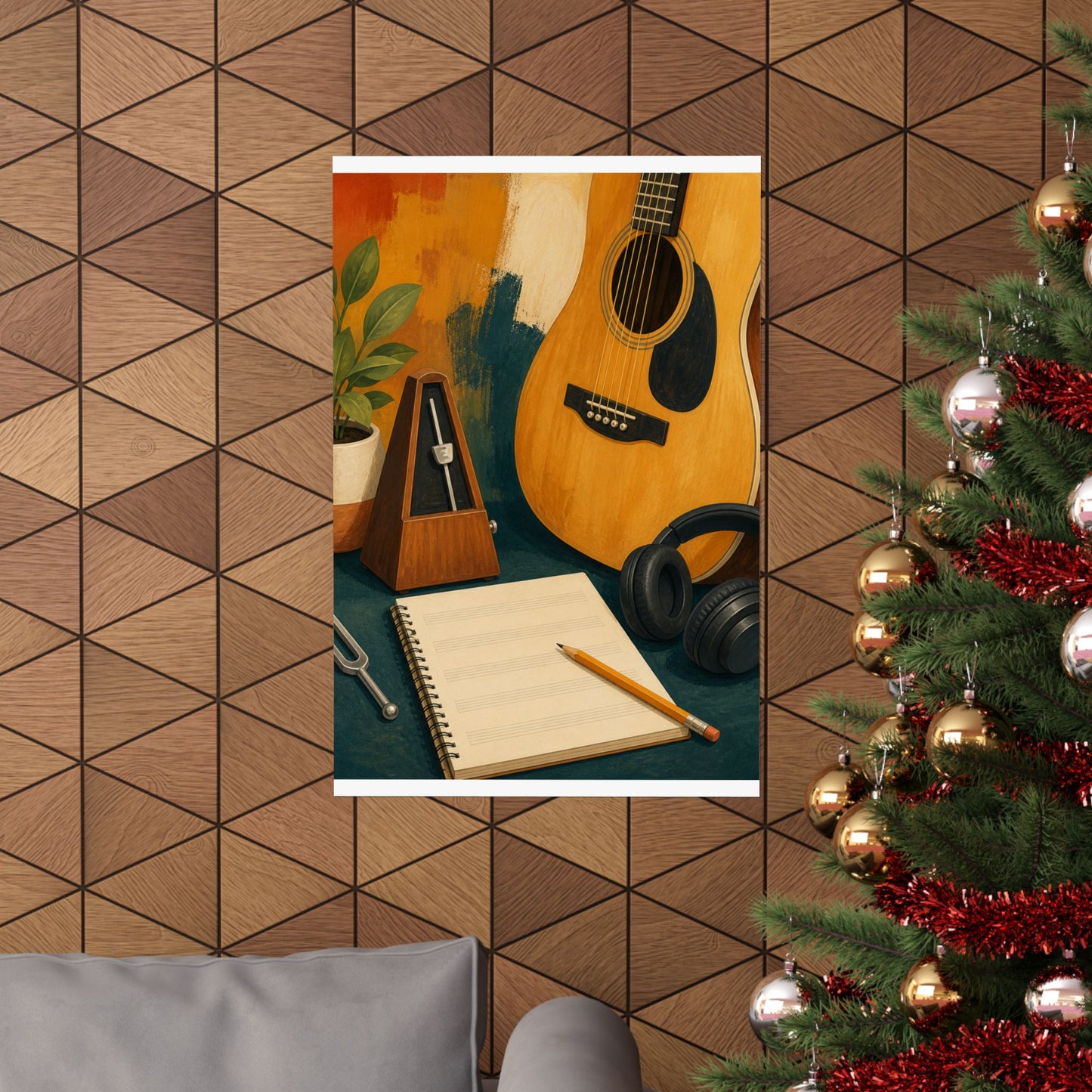 Warm Music Practice Hobby Poster