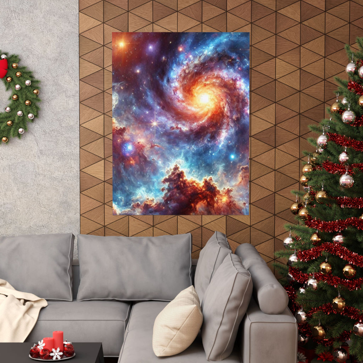 Galaxy Nebula Dreamscape Abstract Space Poster Wall Art Decor