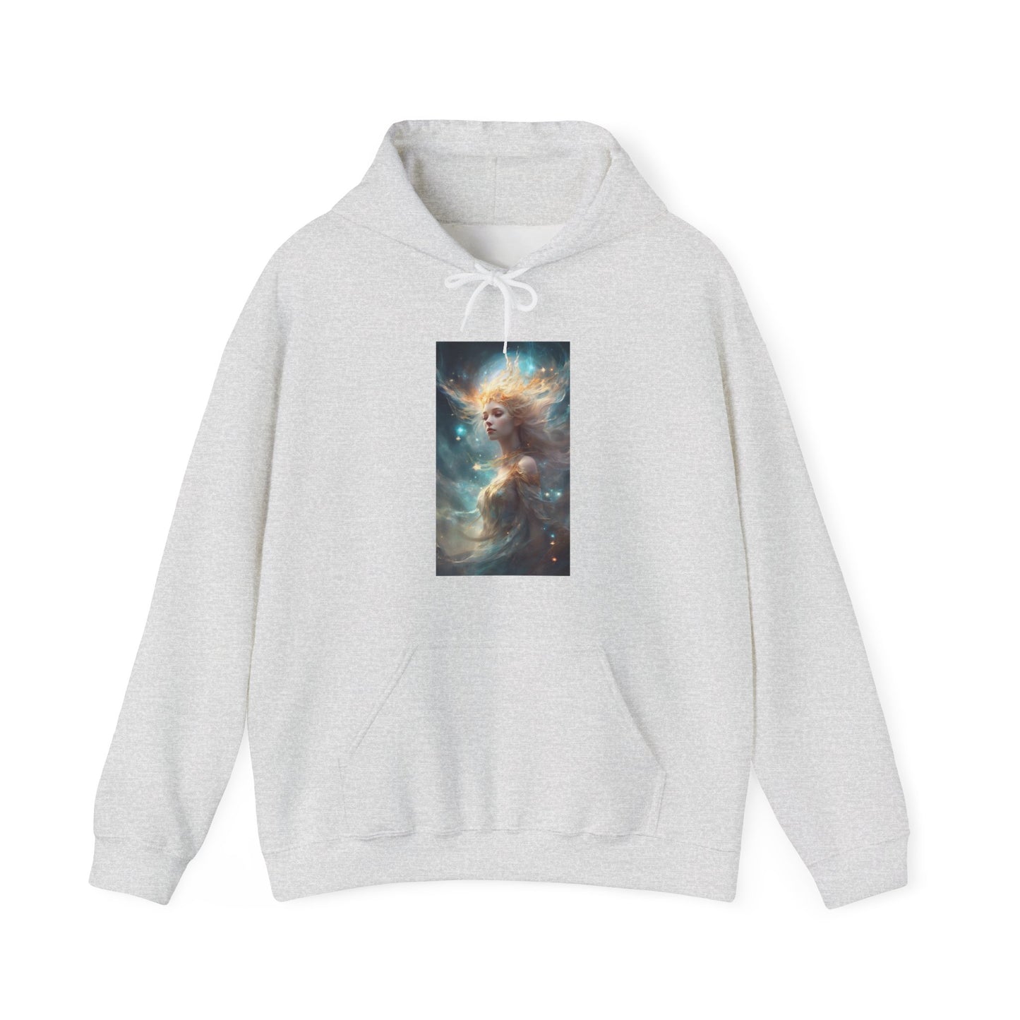 Solar Celestial Spirit Fantasy Portrait Hoodie