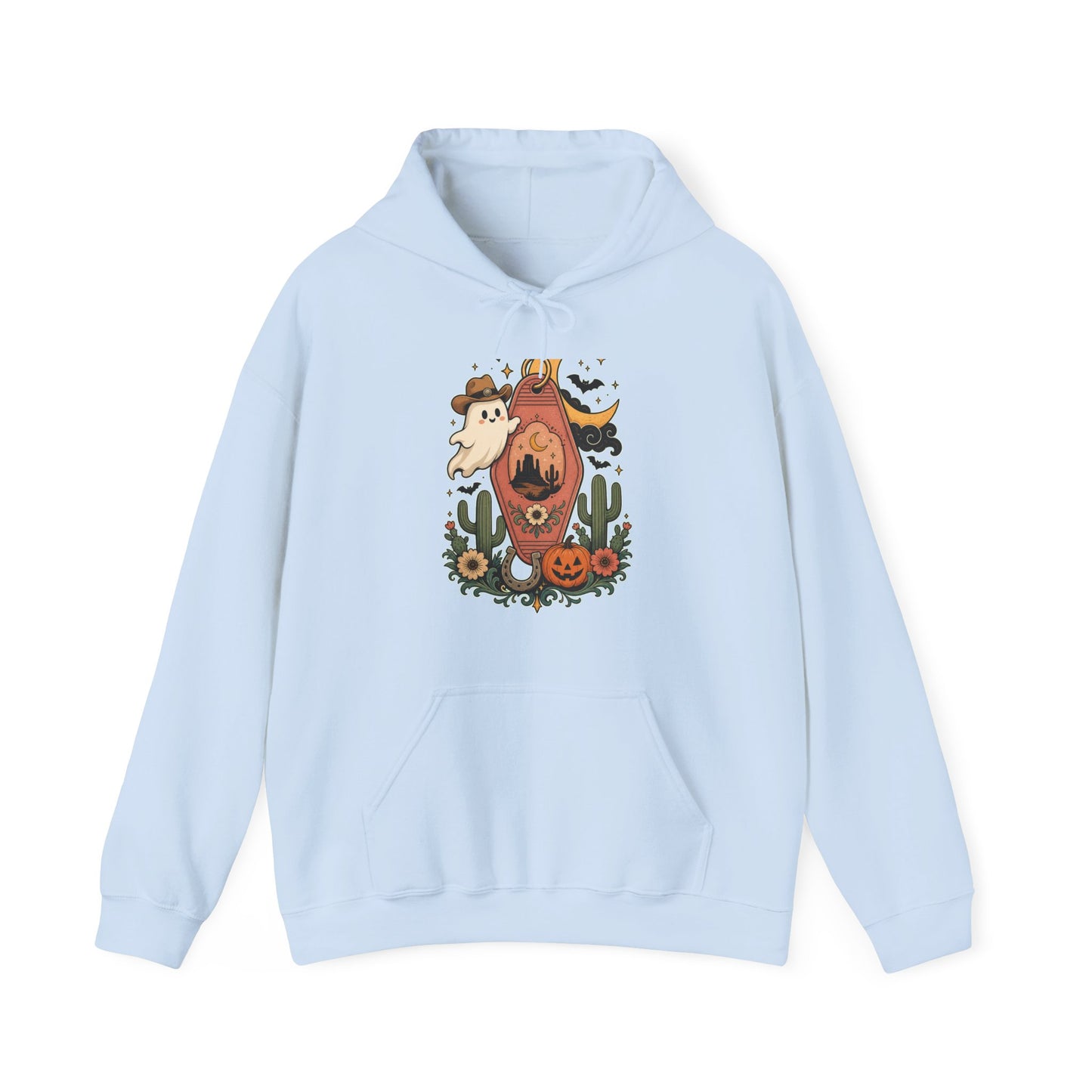 Haunted Desert Keytag Ghost Halloween Hoodie