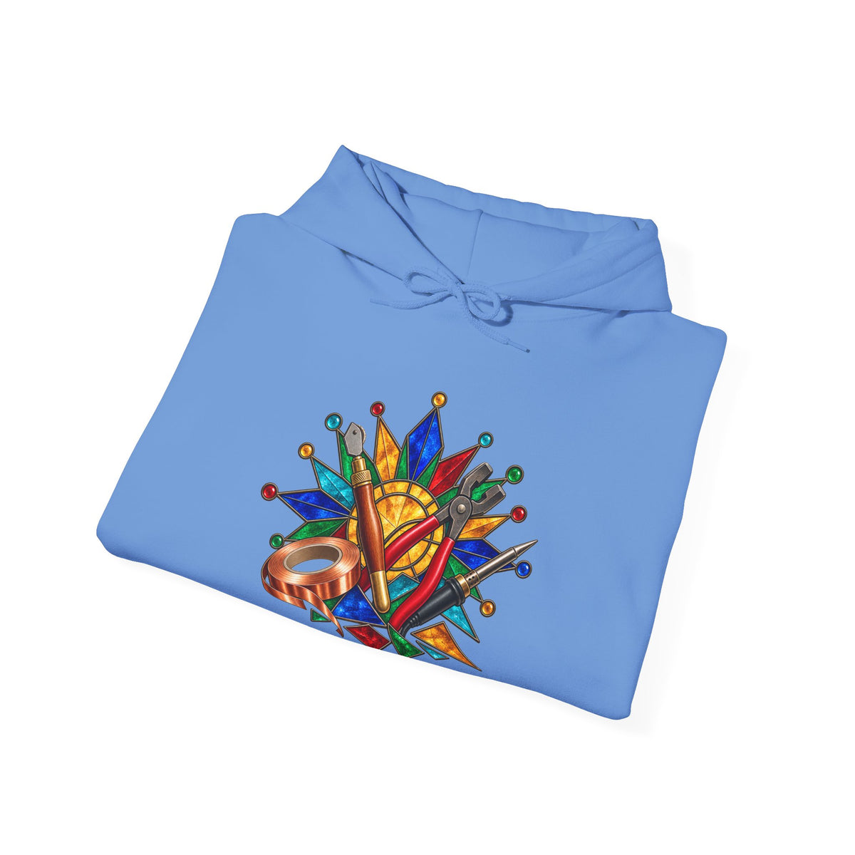 Stained Glass Workshop Tools Hoodie