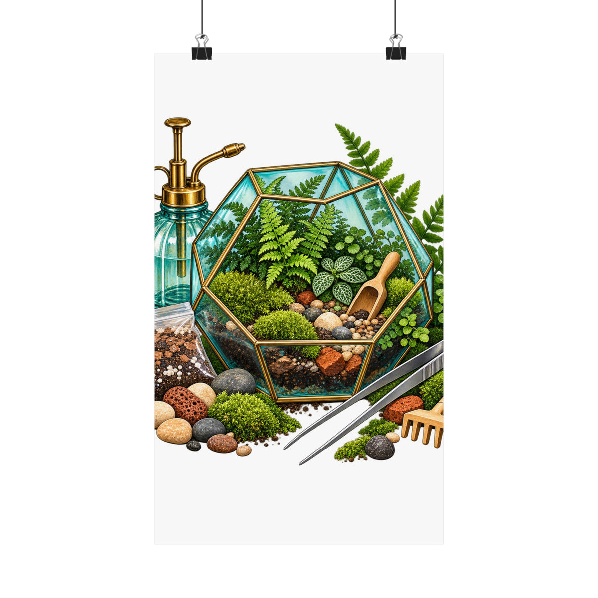 Fern Terrarium Building Workshop Poster