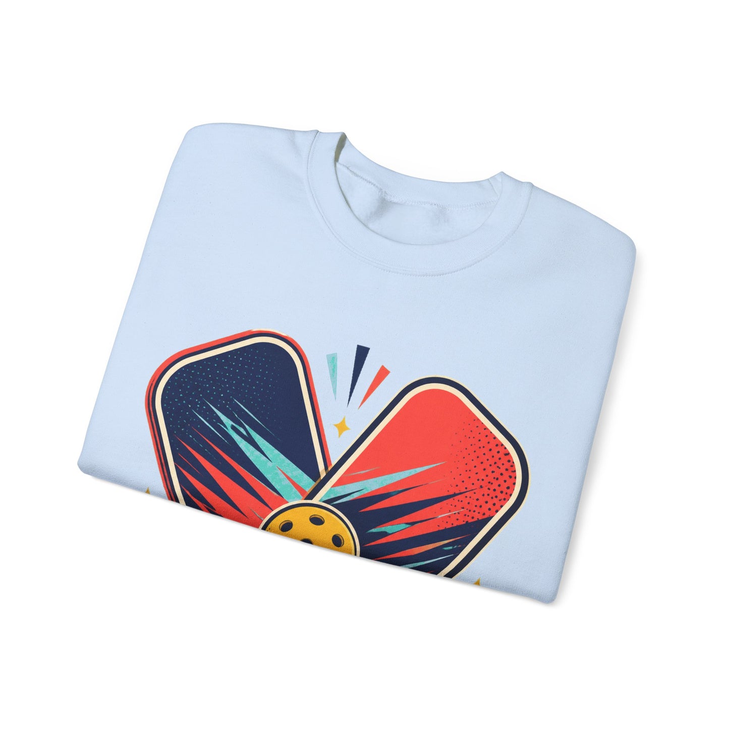 Retro Pickleball Paddles Recreational Sports Sweatshirt