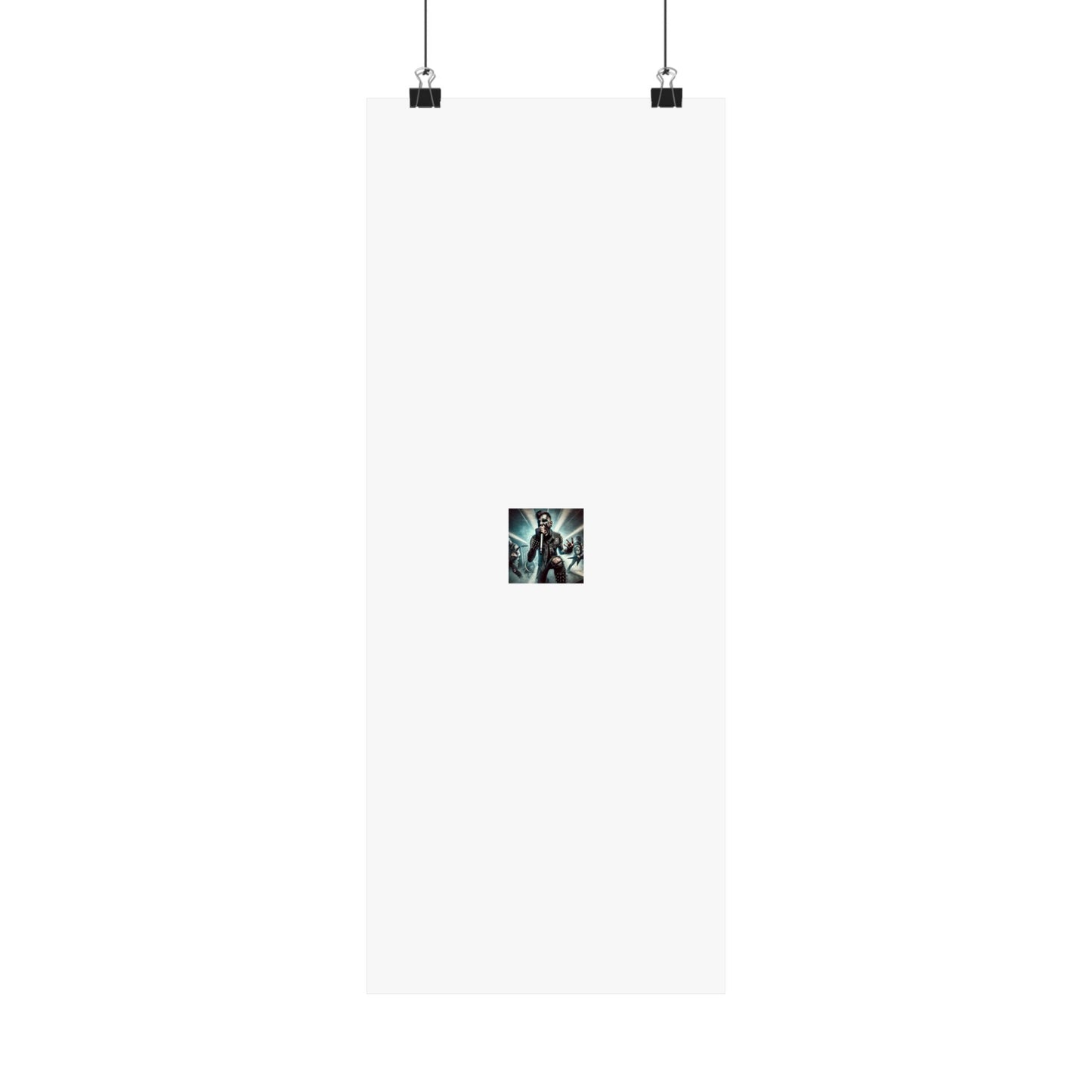 Punk Rock Vocalist Stage Energy Music Room Poster