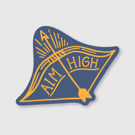 Aim High Sticker