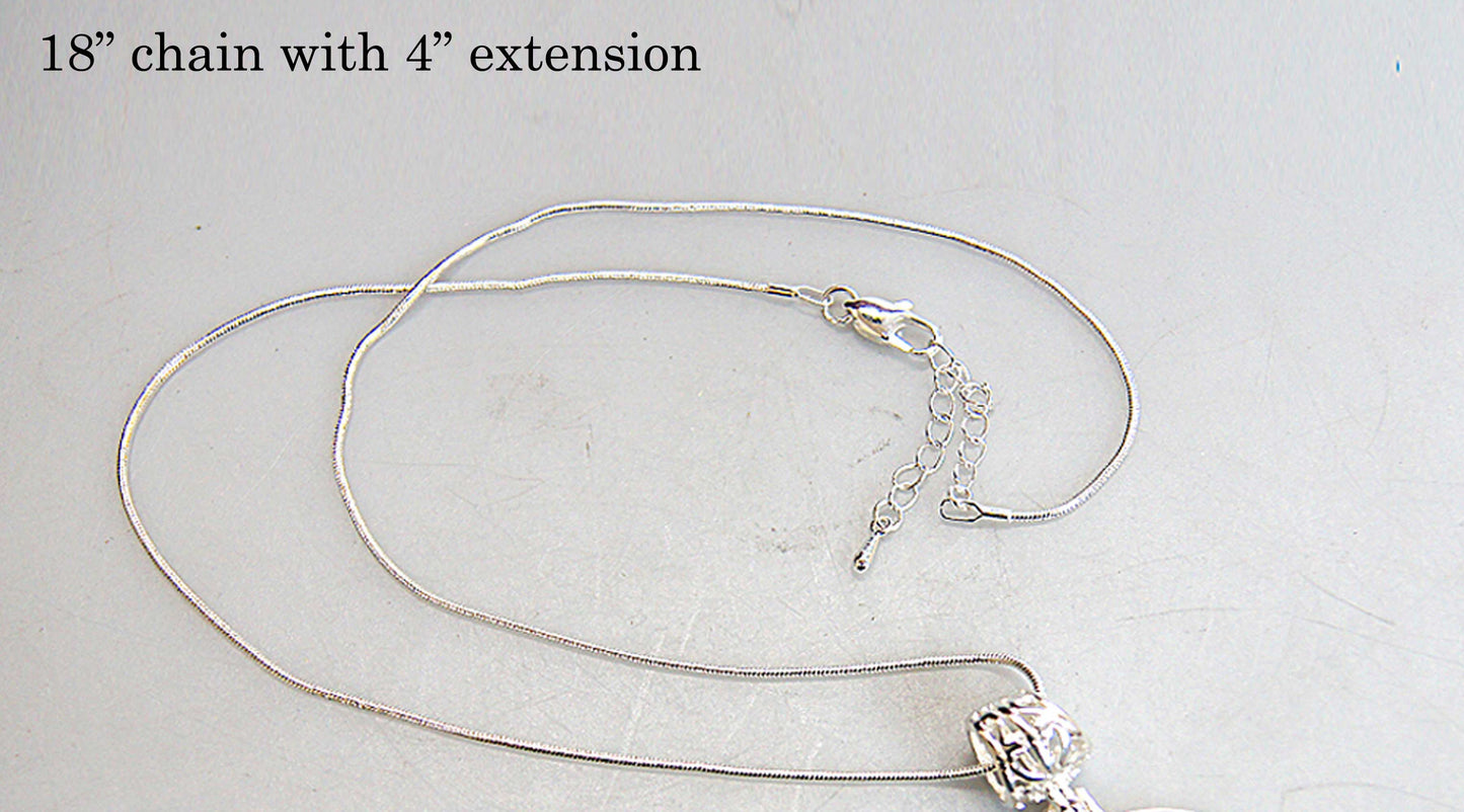 Bassets Hound Silver Plated Mother of Pearl Jewelry Pendant Necklace - 44025O