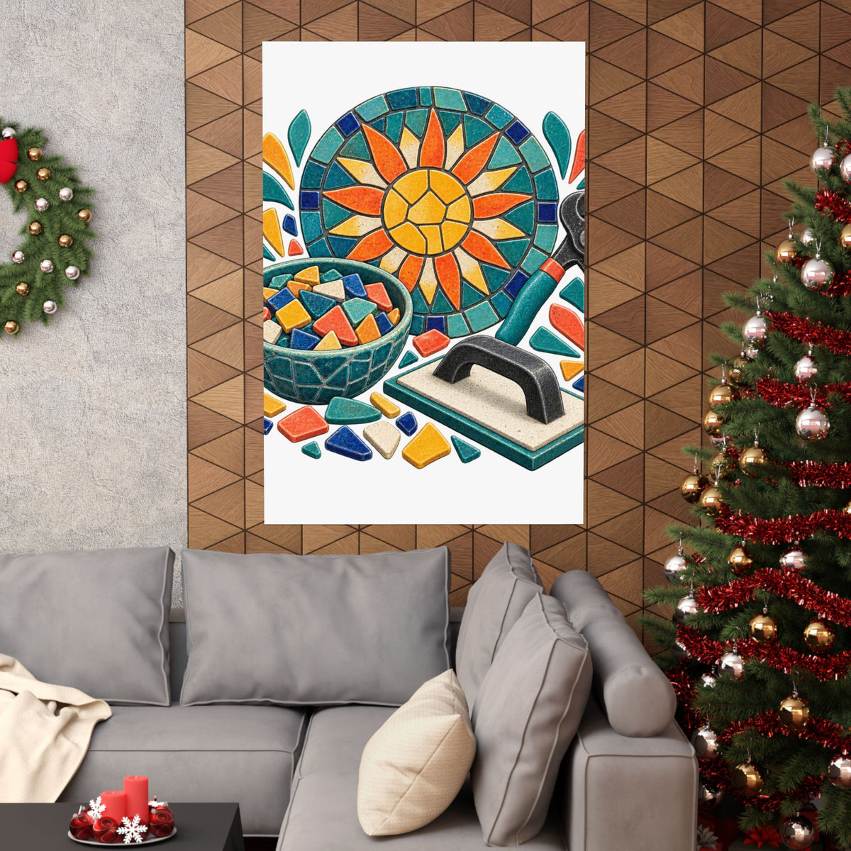 Sunburst Mosaic Making Workshop Poster