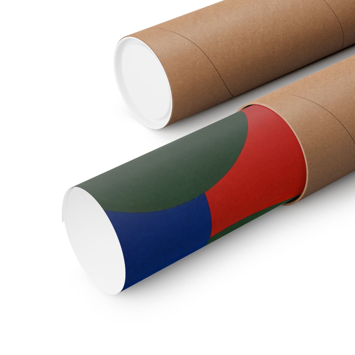 Bold Geometric Balance Abstract Art Poster