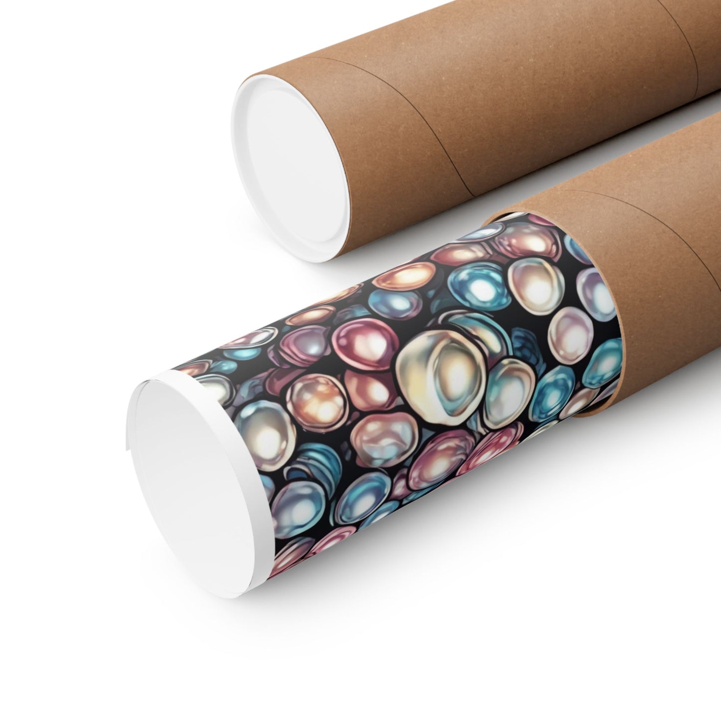 Pearl Bubble Pattern Abstract Gift Art Poster